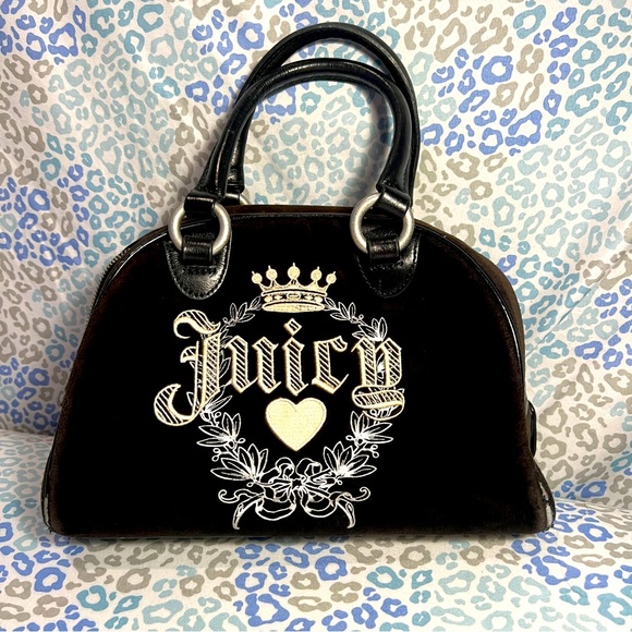 Juicy Couture Bags Vintage Black Juicy Couture Purse Bowler Bag